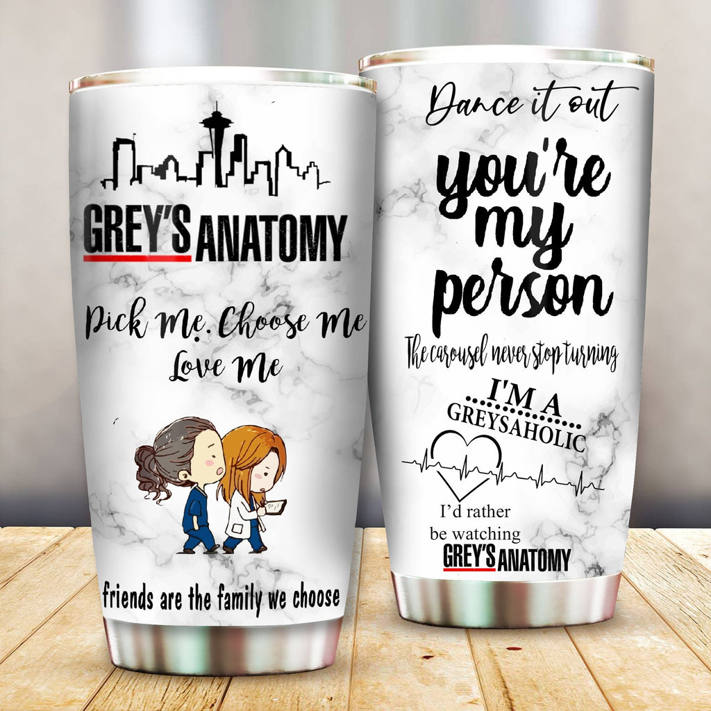  G'Anatomy Tumbler G'Anatomy Pick Me Choose Me Love Me Tumbler Cup Amazing G'Anatomy Travel Mug 