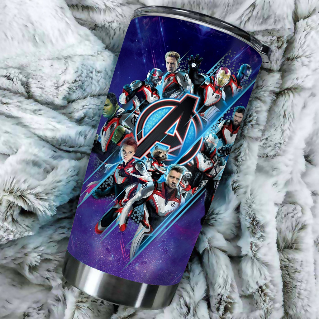  MV Tumbler MV AV Super Heroes Endgame Tumbler Cup Cool High Quality MV Travel Mug 2024