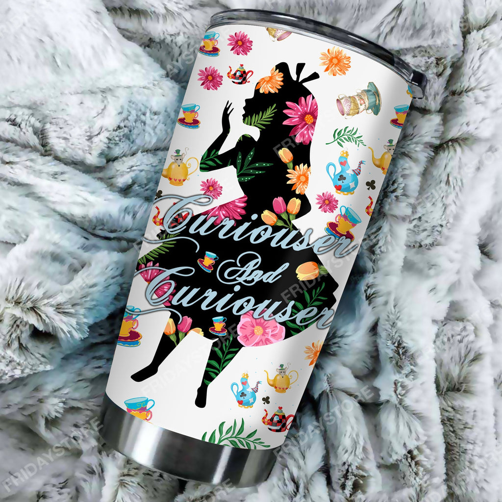 AIW Tumbler Alice in Wonderland Tumbler Cup High Quality DN Travel Mug