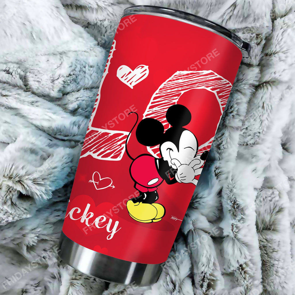  DN Tumbler Smack MK Mouse Couple Tumbler Cup Cute DN MK Mouse Travel Mug