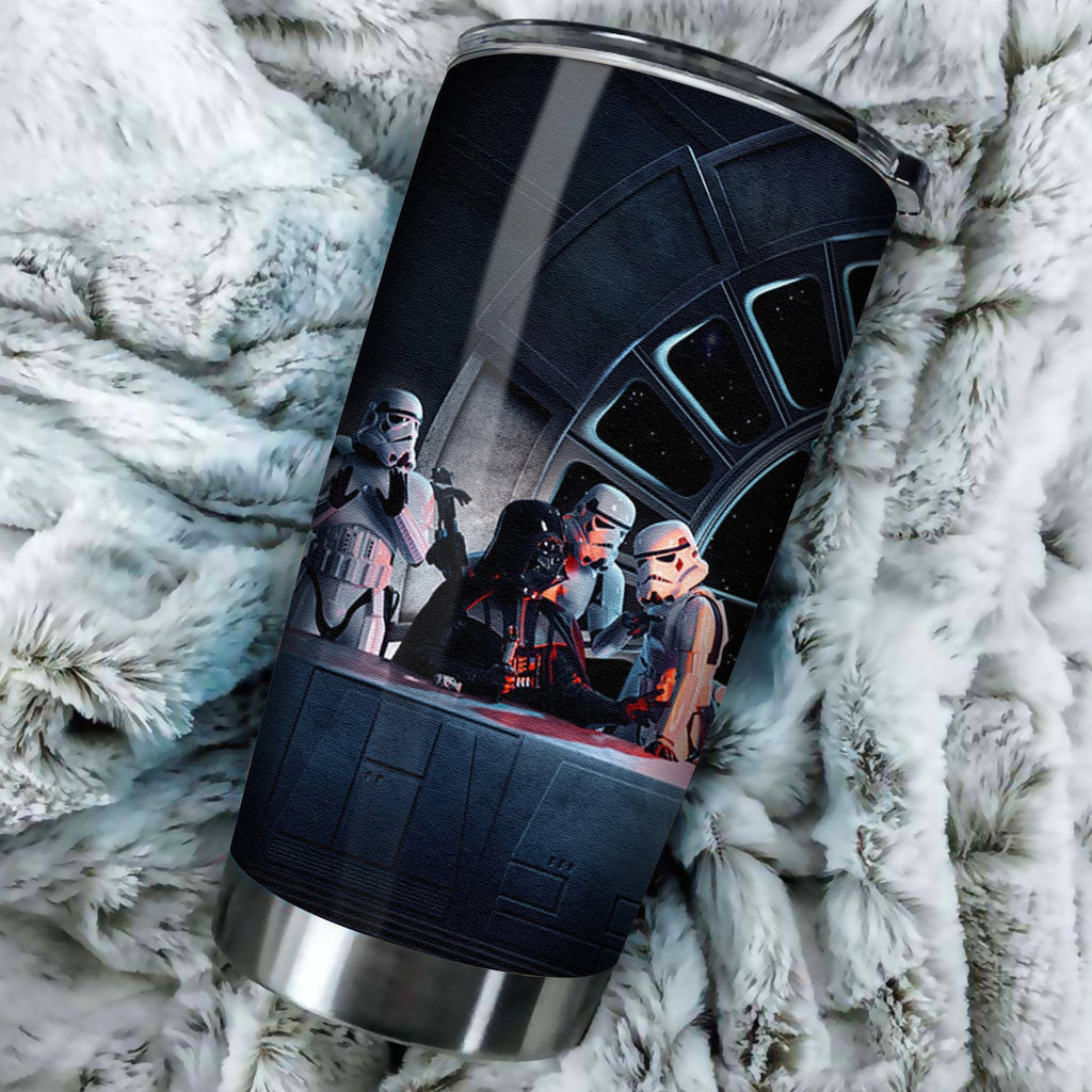 SW D.Vader E.Palpatine Last Supper Tumbler