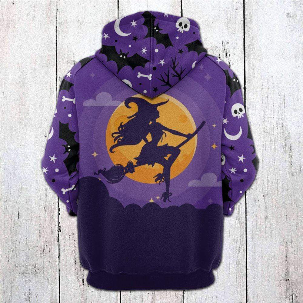 Gifury Halloween Hoodie Halloween Apparel Took A DNA Test Turn Out I'm 100 Percent That Witch Purple Hoodie Halloween Clothing 2024