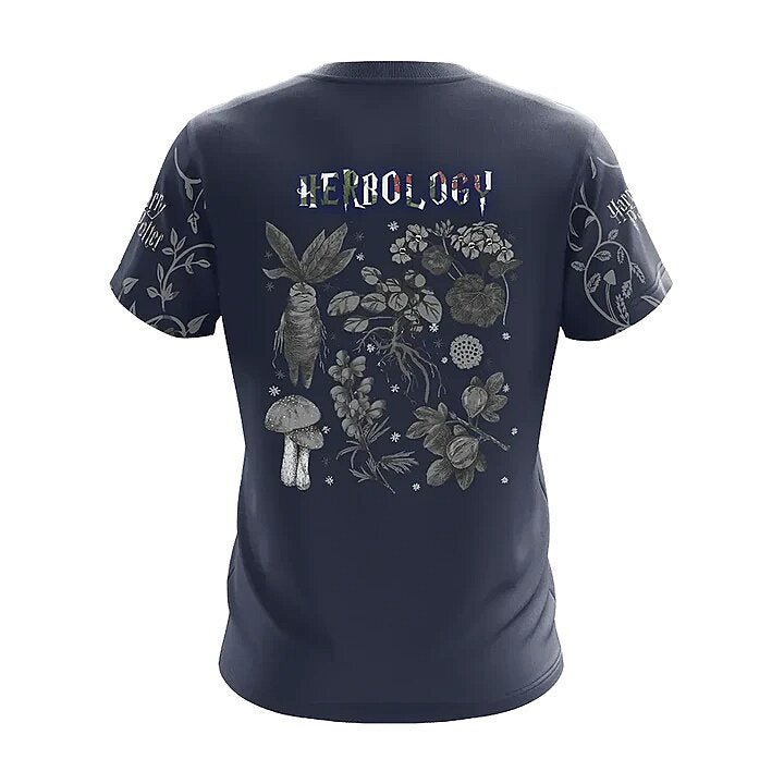 HP Hoodie Herbology HP Hogwarts Dark Blue Shirt HP T-shirt