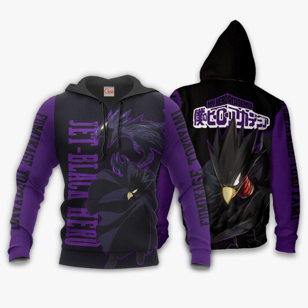  My Hero Academia Hoodie Boku No Hero Academia Apparel Fumikage Tokoyami Purple Hoodie  