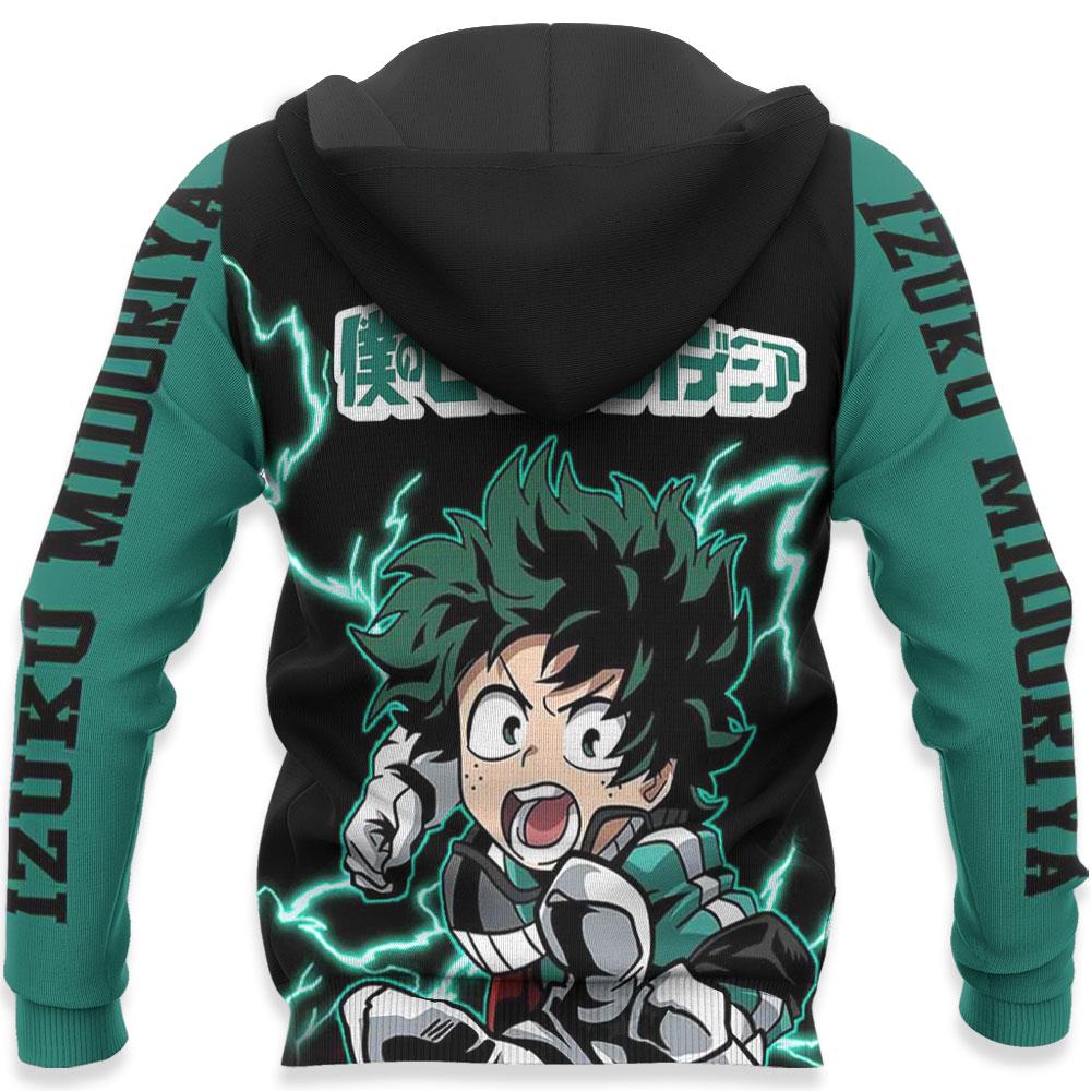  My Hero Academia Hoodie Izuku Midoriya Deku Boku No Hero Academia Logo Hoodie  