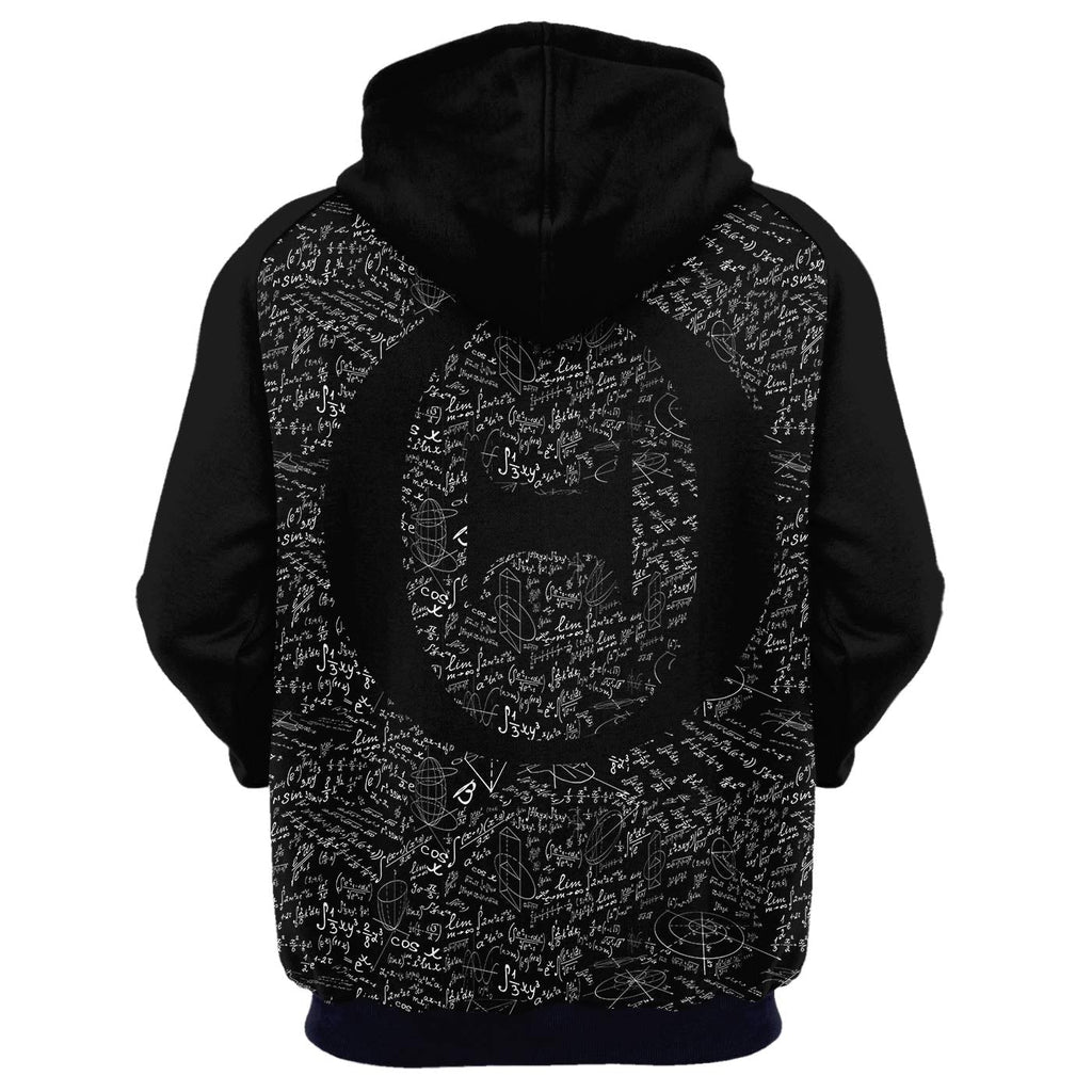 Math Hoodie Math Theta Algebra Geometry Black Hoodie