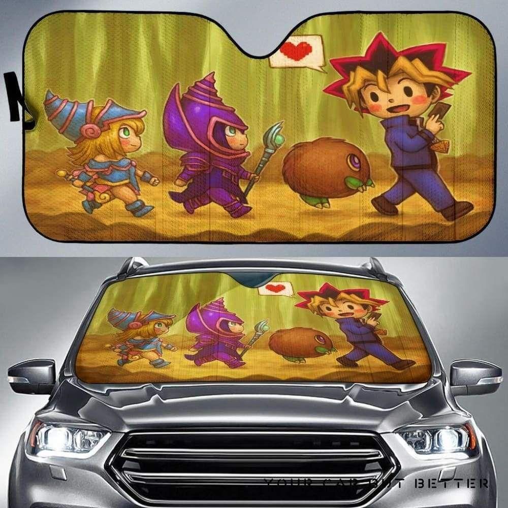  Yu-Gi-Oh! Car Sun Shade Yu-Gi-Oh! Dark Magician Kuriboh Auto Sun Shade