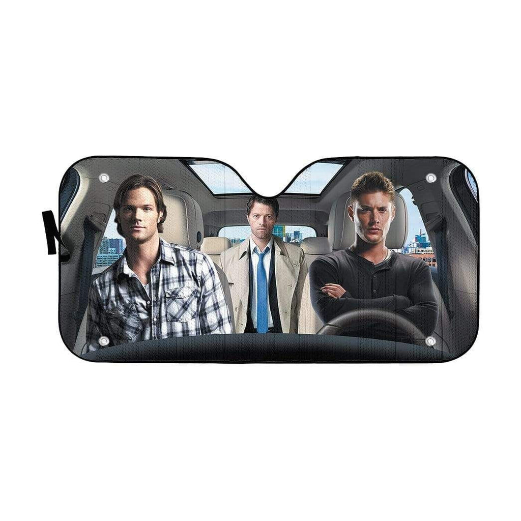  Supernatural Car Sun Shade Supernatural Winchester Brother Characters Windshield Sun Shade