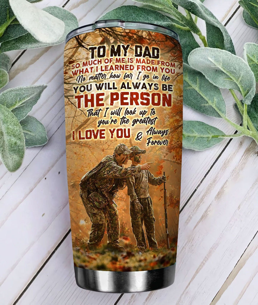 Gifury Hunting Father And Son Tumbler Cup 20 oz Deer Hunting Partner For Life Tumbler 20 oz Hunting Travel Mug 2023