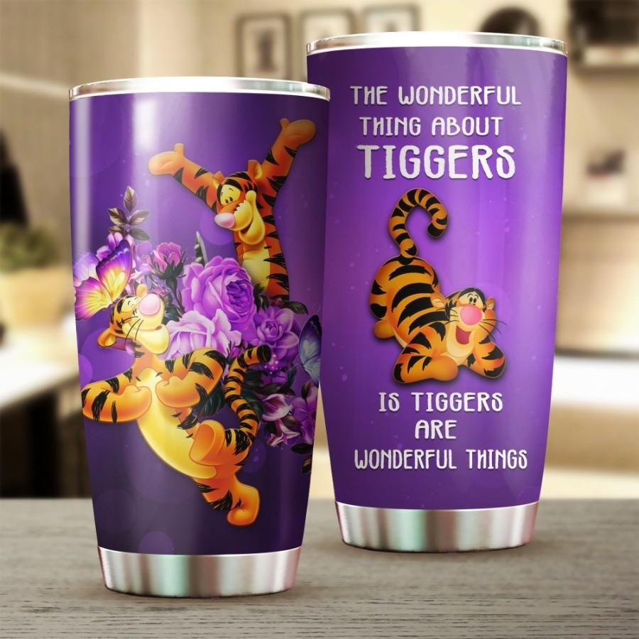  DN Tumbler 20 Oz WTP The Wonderful Things About Tiggers Is Tiggers Are Wonderful Things Tumbler