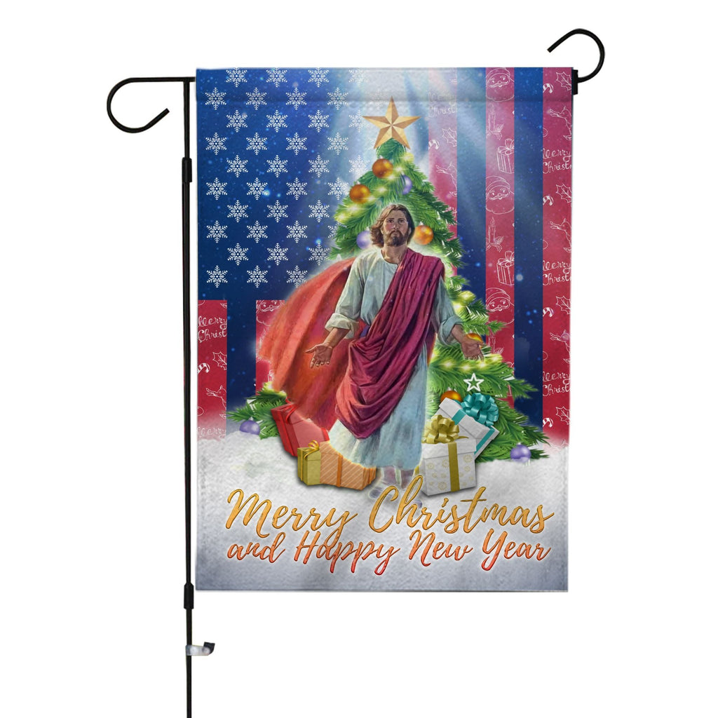 Jesus Christmas Garden Flag Merry Christmas nd Happy New Year House Flags