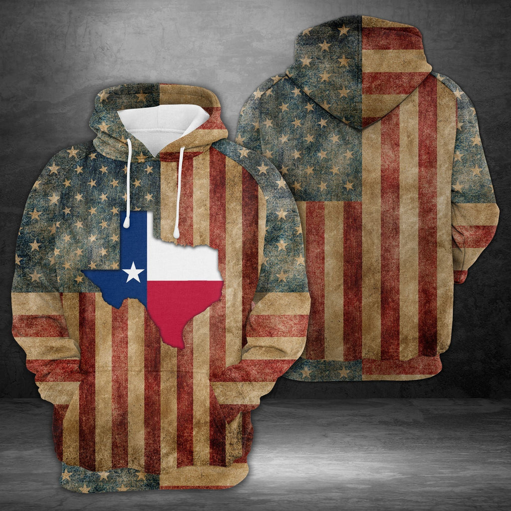 Patriotic Hoodie 4th Of July Celebration Texas Inside American Flag Patriotic Vintage Hoodie Apparel