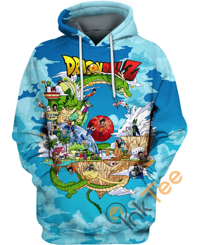  Dragon Ball Z Hoodie All Dragon Ball Z Characters Blue Sky Hoodie Apparel  