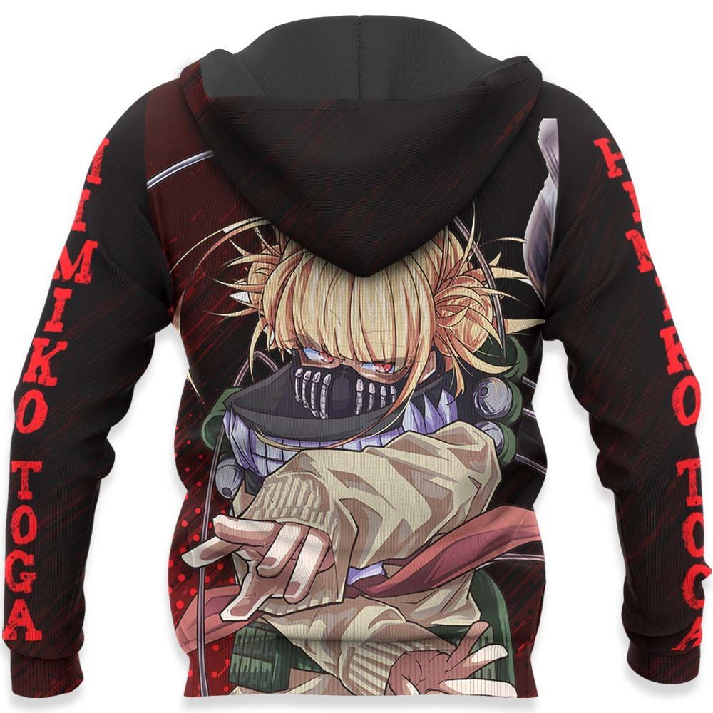  My Hero Academia Hoodie Himiko Toga Sugoi Villian Black Red Hoodie  