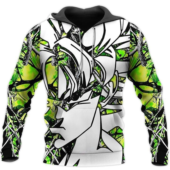  Dragon Ball Z Hoodie Son Goku Green Camouflage Apparel Goku Hoodie   