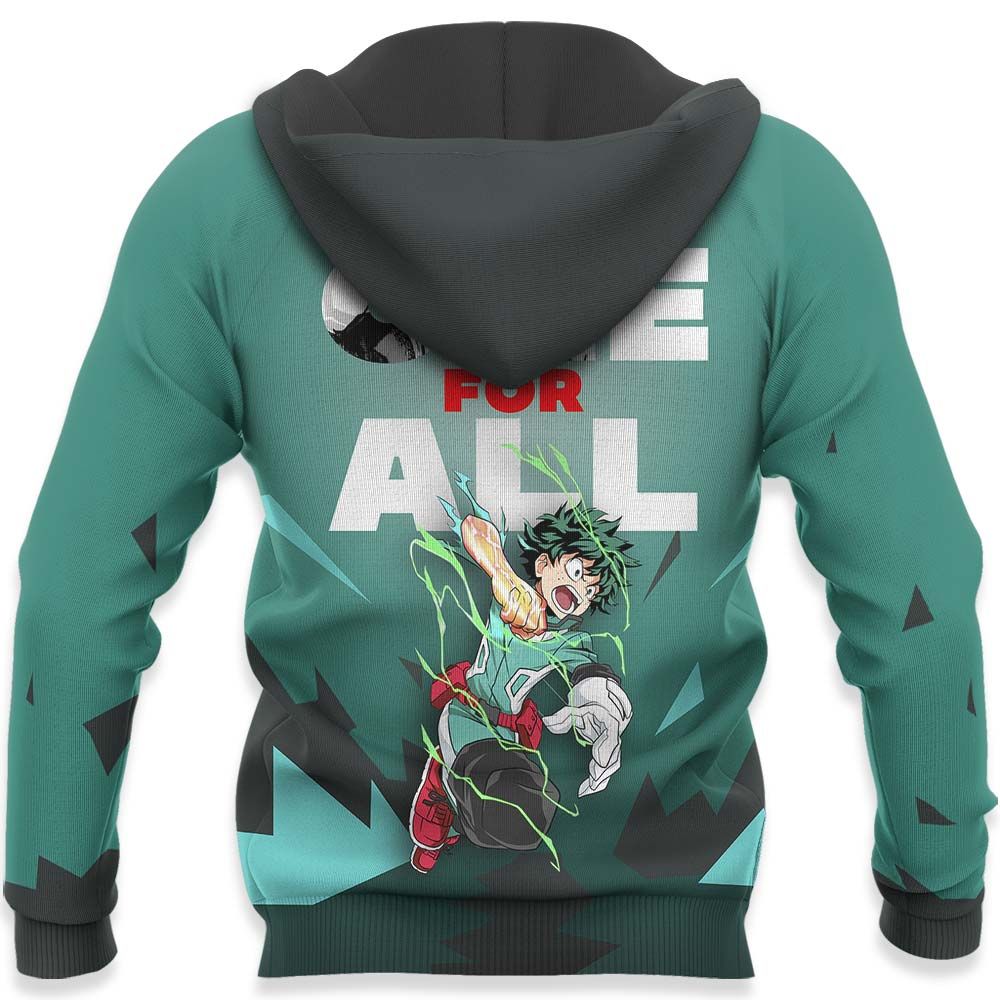  My Hero Academia Hoodie Izuku Midoriya One For All Hoodie  