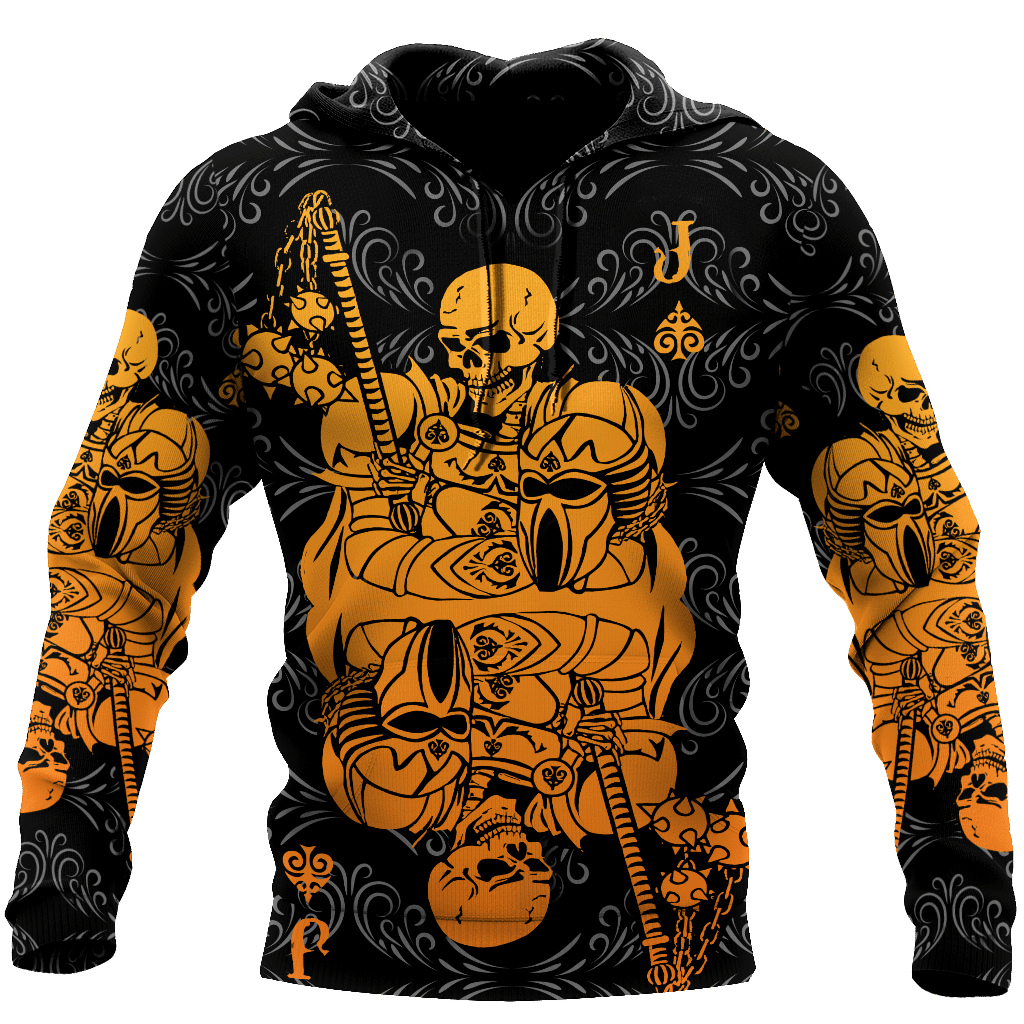 Gifury Japan Hoodie Japan Skull Samurai Yellow Black Hoodie Japan Apparel 2022