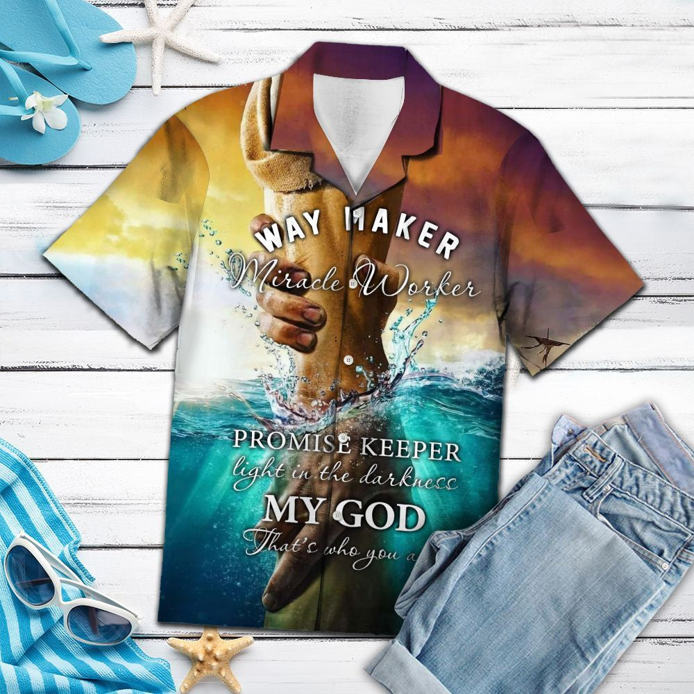  Jesus Hawaiian Shirt My God That Is Who You Are Jesus Holding Hand Hawaii Aloha Shirt