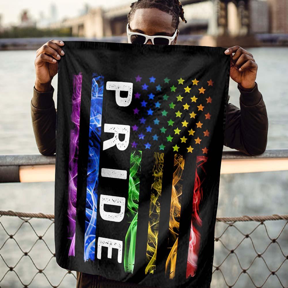 LGBT House Flag LGBT Rainbow Color American Flag Pride Garden Flag Perfect Pride Month Gift