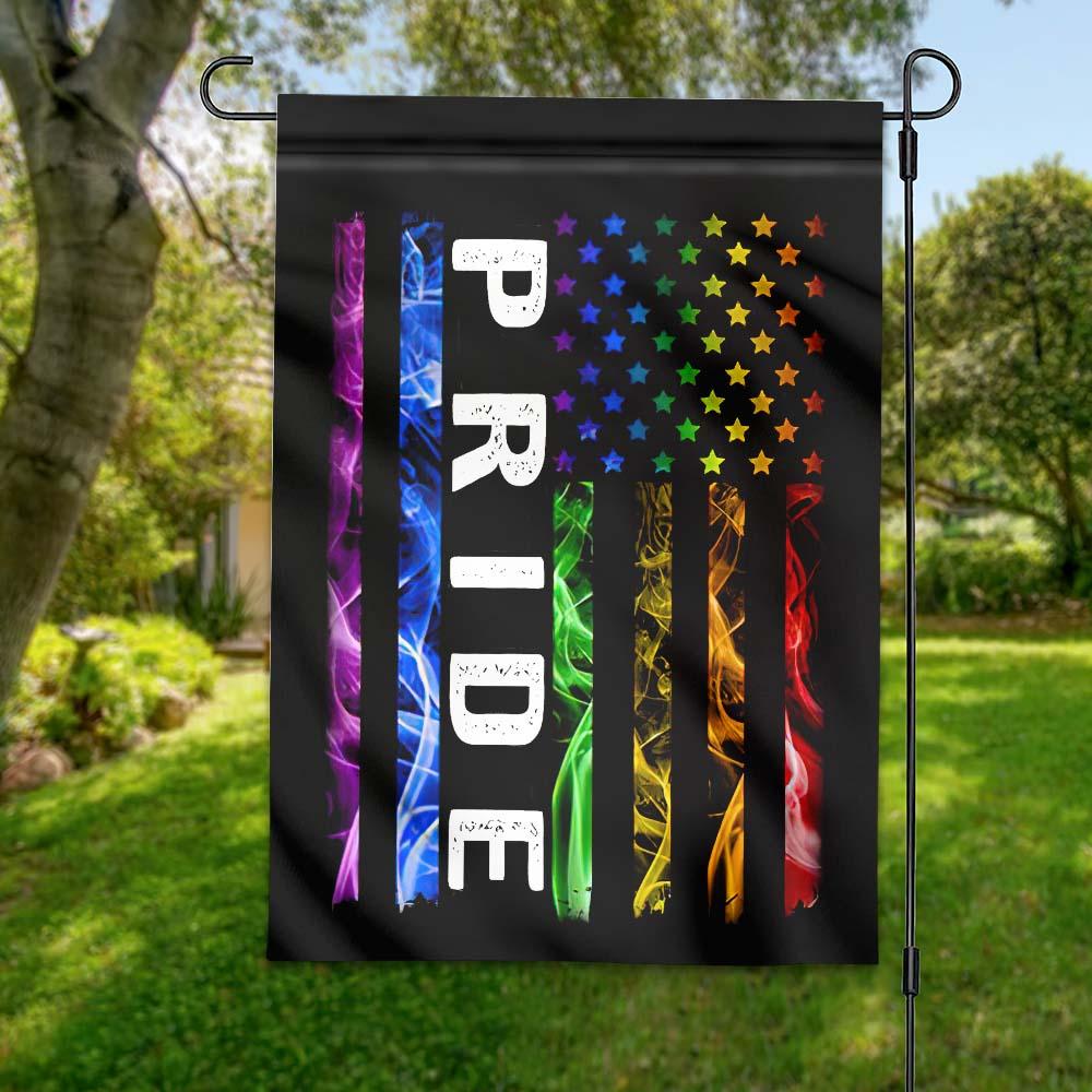 LGBT House Flag LGBT Rainbow Color American Flag Pride Garden Flag Perfect Pride Month Gift