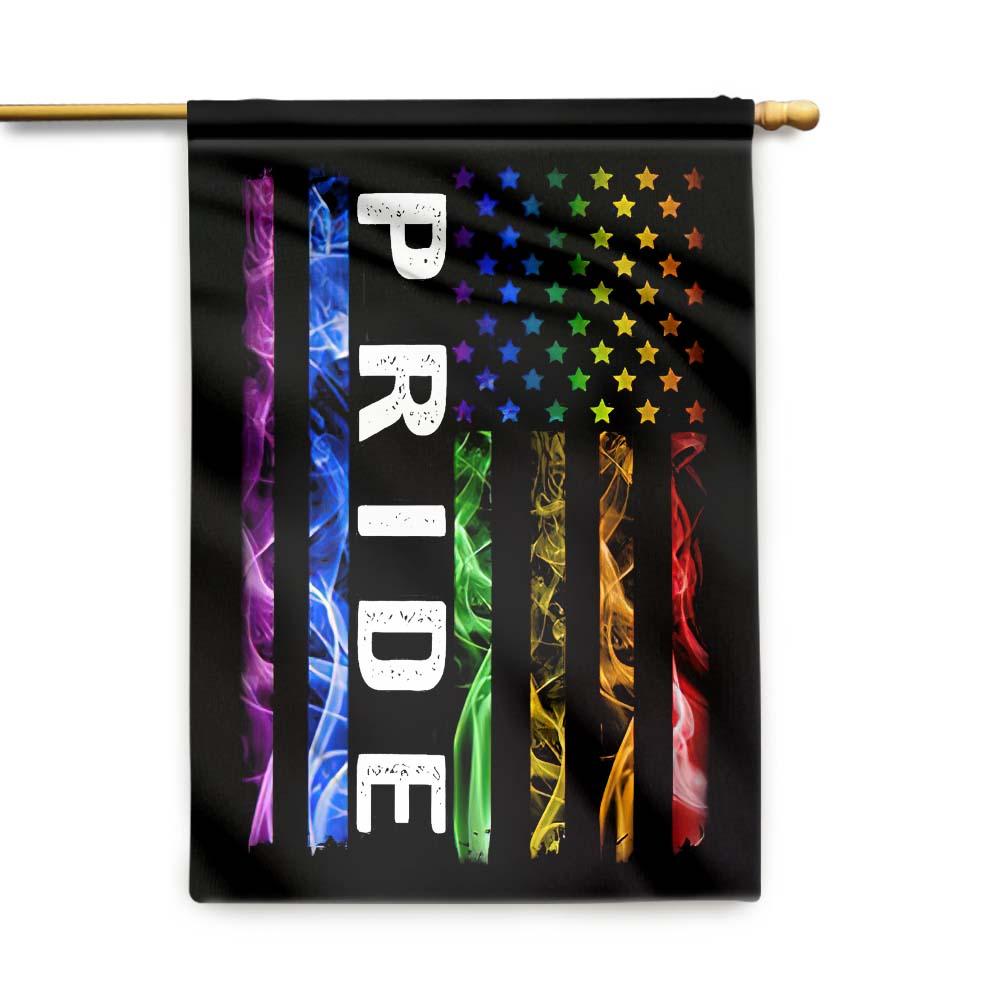 LGBT House Flag LGBT Rainbow Color American Flag Pride Garden Flag Perfect Pride Month Gift