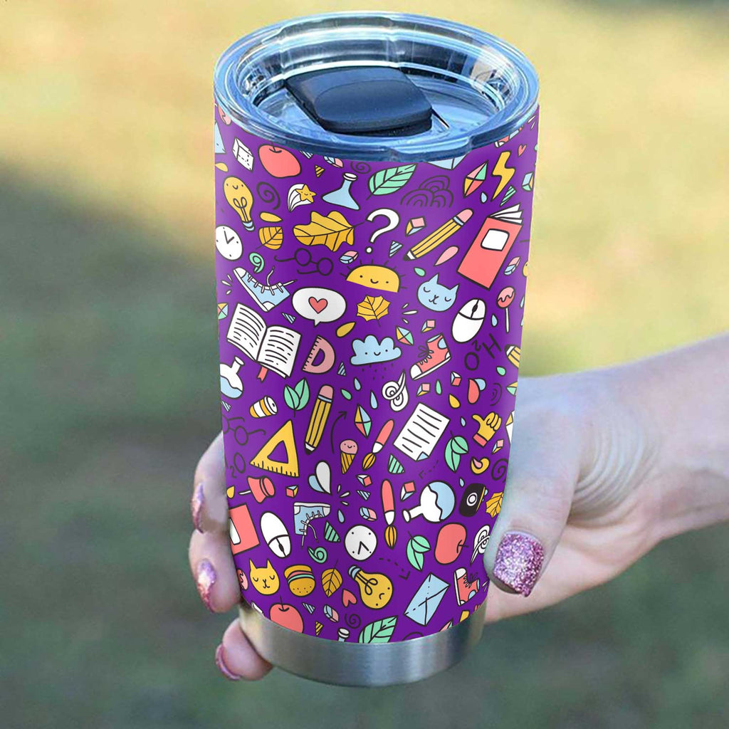 Gifury Teacher Tumbler Cup 20 Oz Teacher I Will Be There For You Purple Tumbler Teacher Tumbler 2025