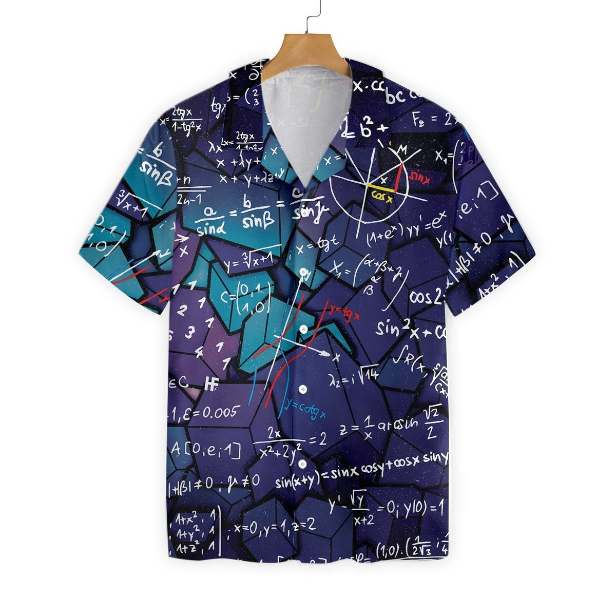 Math Hawaii Shirt Algebra Geometry Purple Aloha Shirt Math Shirt – Gifury
