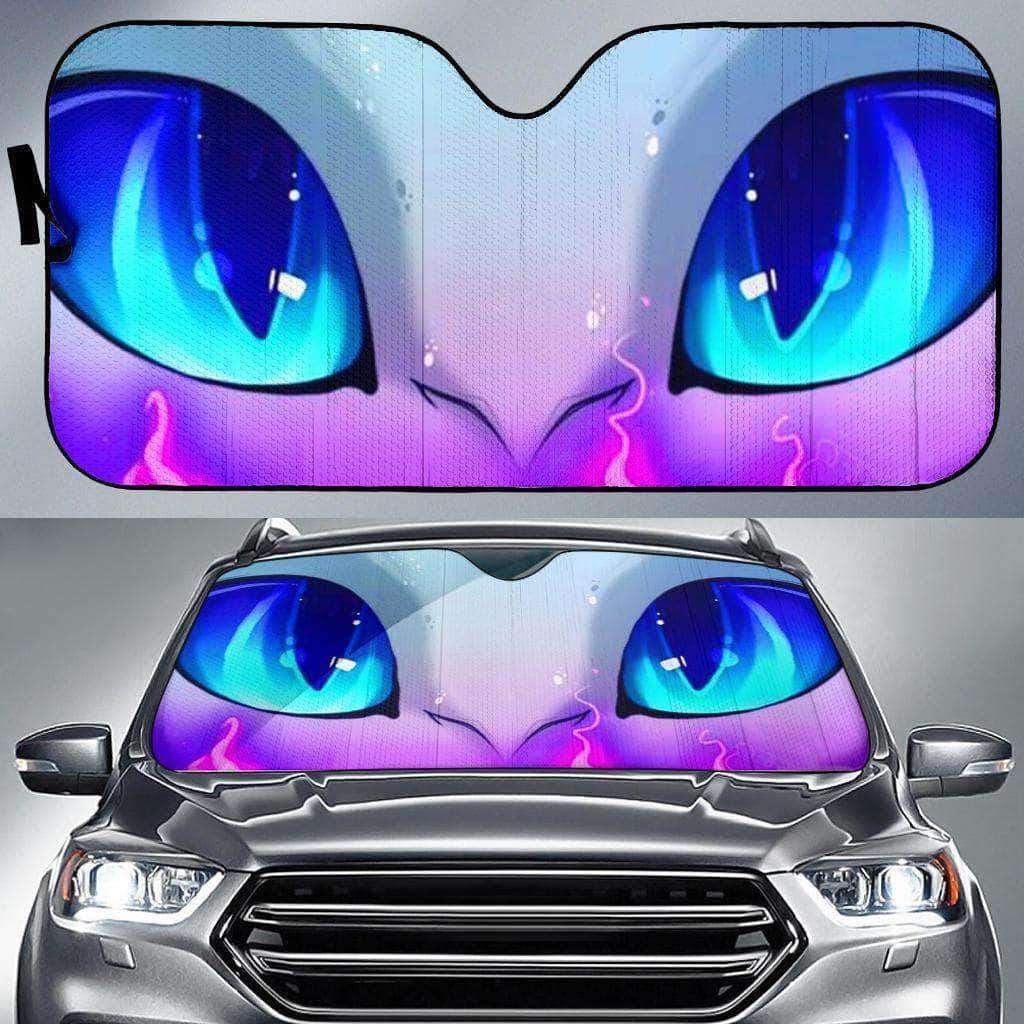  HTTYD Car Sun Shade Light Fury Eyes Purple Blue White Windshield Sun Shade