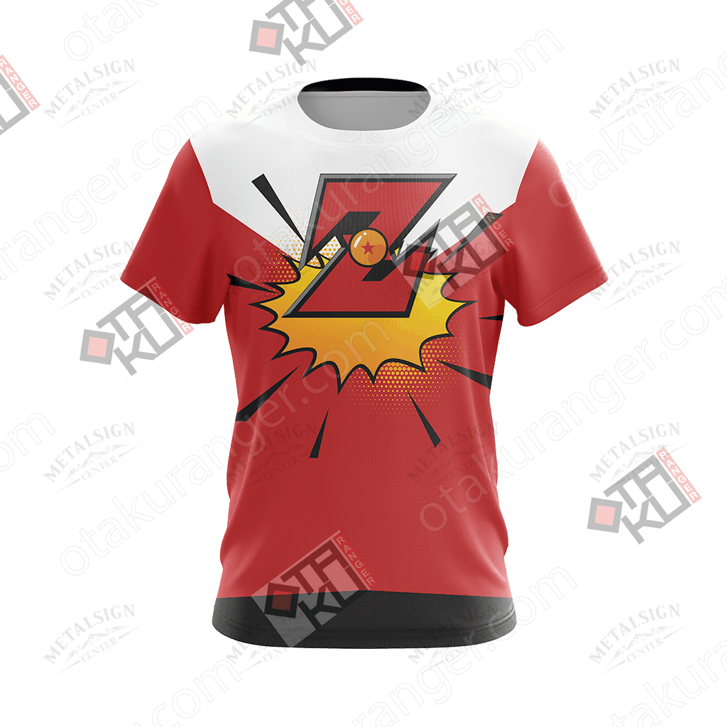  Dragon Ball Z T-shirt Goku Dragon Ball Z Red White T-shirt Goku Hoodie Fan Gift   