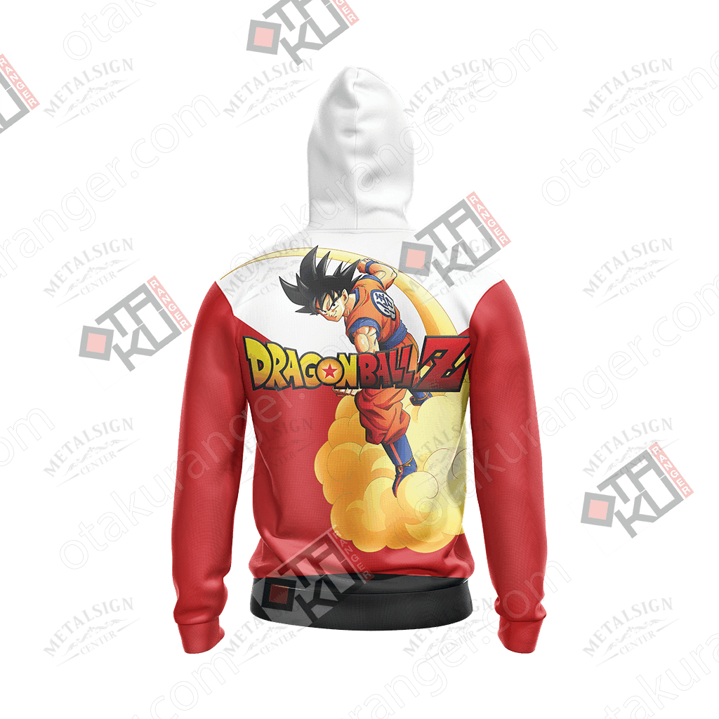  Dragon Ball Z T-shirt Goku Dragon Ball Z Red White T-shirt Goku Hoodie Fan Gift   