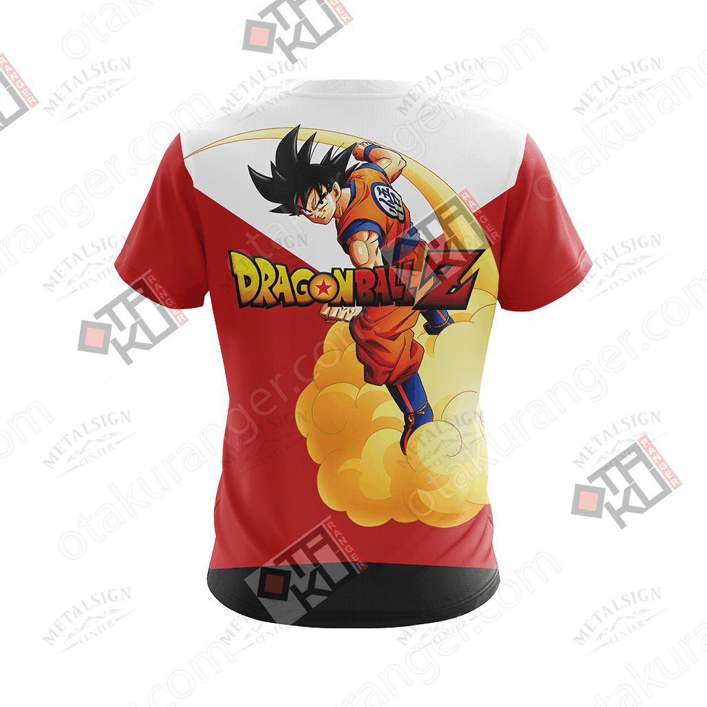  Dragon Ball Z T-shirt Goku Dragon Ball Z Red White T-shirt Goku Hoodie Fan Gift   