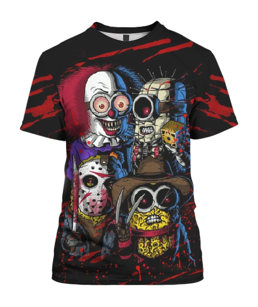 Despicable Me Shirt Minion T-shirt Halloween Horror Character Minions Black Hoodie Minion Hoodie