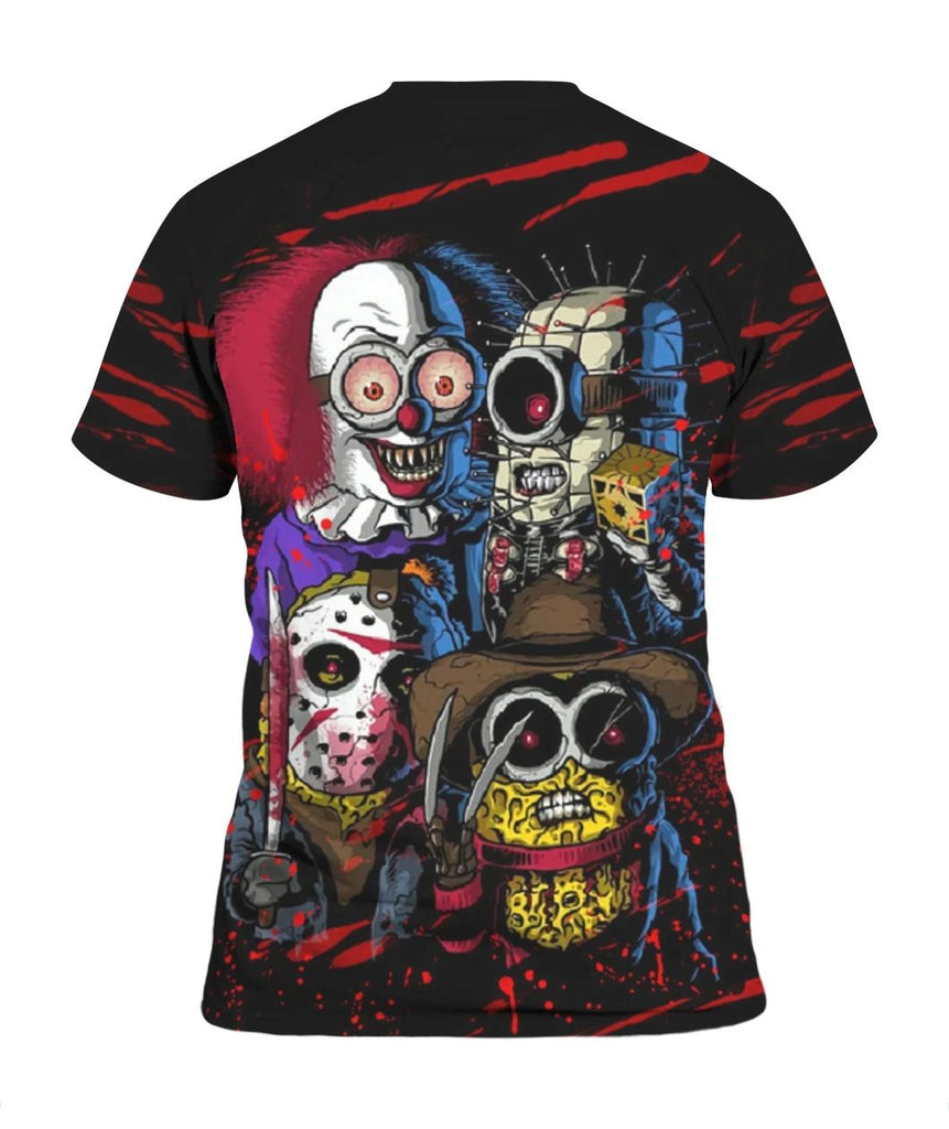 Despicable Me Shirt Minion T-shirt Halloween Horror Character Minions Black Hoodie Minion Hoodie
