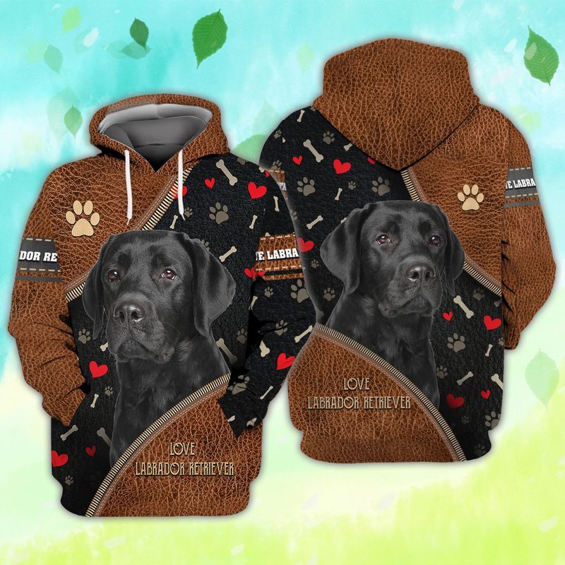 Gifury Dog Golden Retriever Hoodie Love Labrador Retriever Brown Hoodie Dog Hoodie Dog Apparel 2022