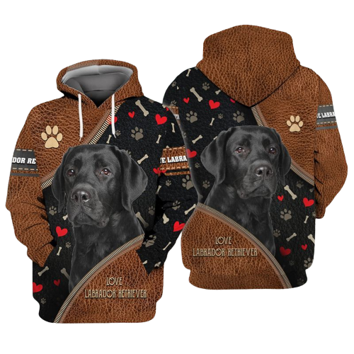 Gifury Dog Golden Retriever Hoodie Love Labrador Retriever Brown Hoodie Dog Hoodie Dog Apparel 2023