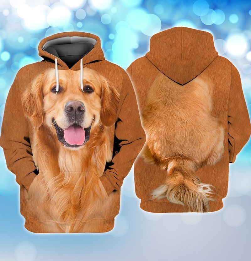 Gifury Dog Golden Retriever Hoodie Golden Retriever Lover Custome Hoodie Dog Hoodie Dog Apparel 2022