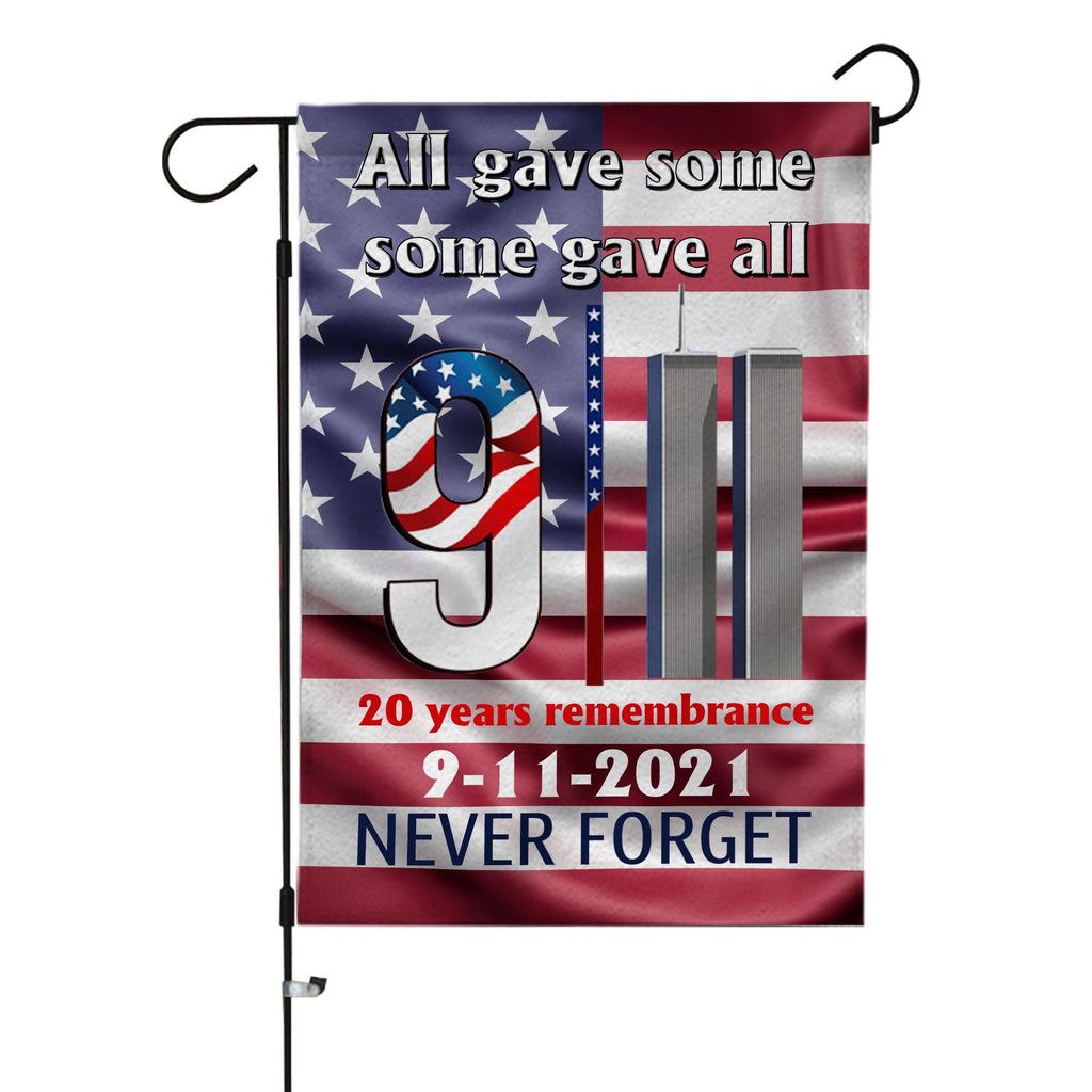 Gifury Patriot Day Garden Flag September 11th Flag All Gave Some Some Gave All 20 Years Remembrance House Flag Patriot Day Flags 2022
