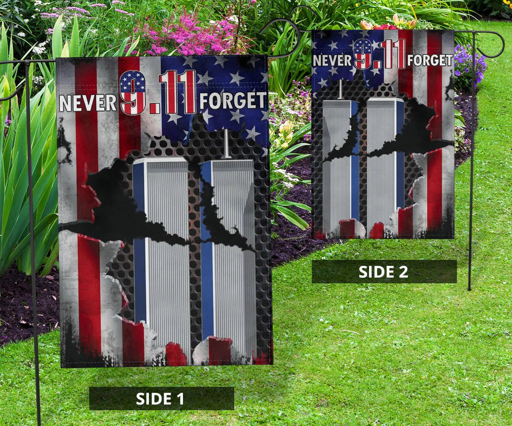 Gifury Patriot Day House Flag September 11th Flag Never Forget 9.11 Memorial Twin Towers House Flag Patriot Day Flags 2022