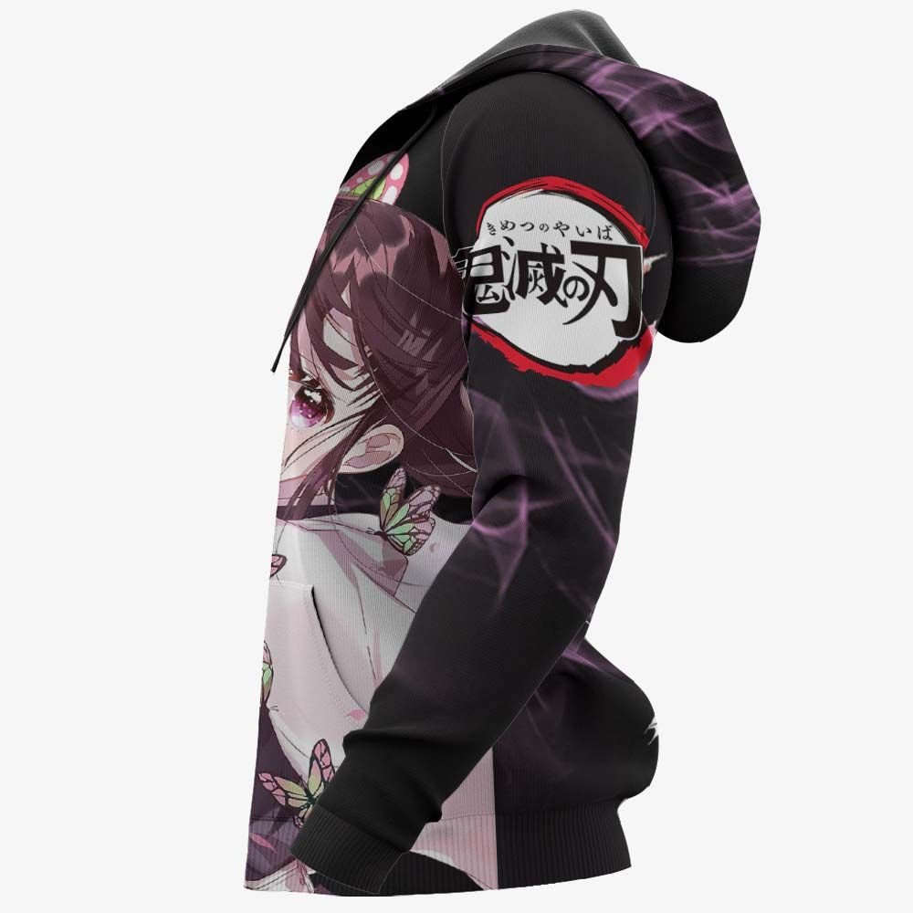  Demon Slayer Hoodie Kanao Tsuyuri Black Hoodie