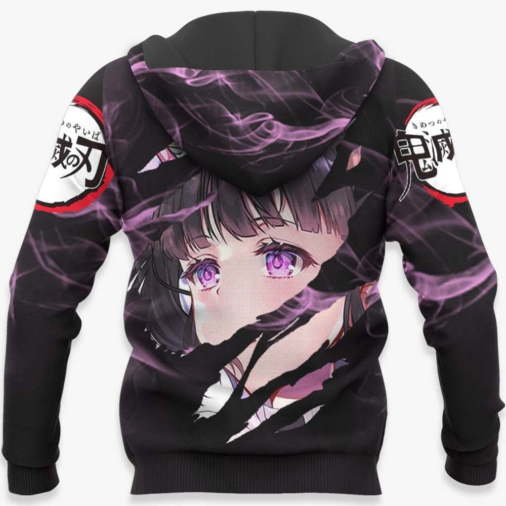  Demon Slayer Hoodie Kanao Tsuyuri Black Hoodie