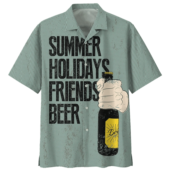 Gifury Beer Hawaiian Shirt Summer Holidays Friends Beer Aloha Shirt Beer Hawaii Shirt 2022