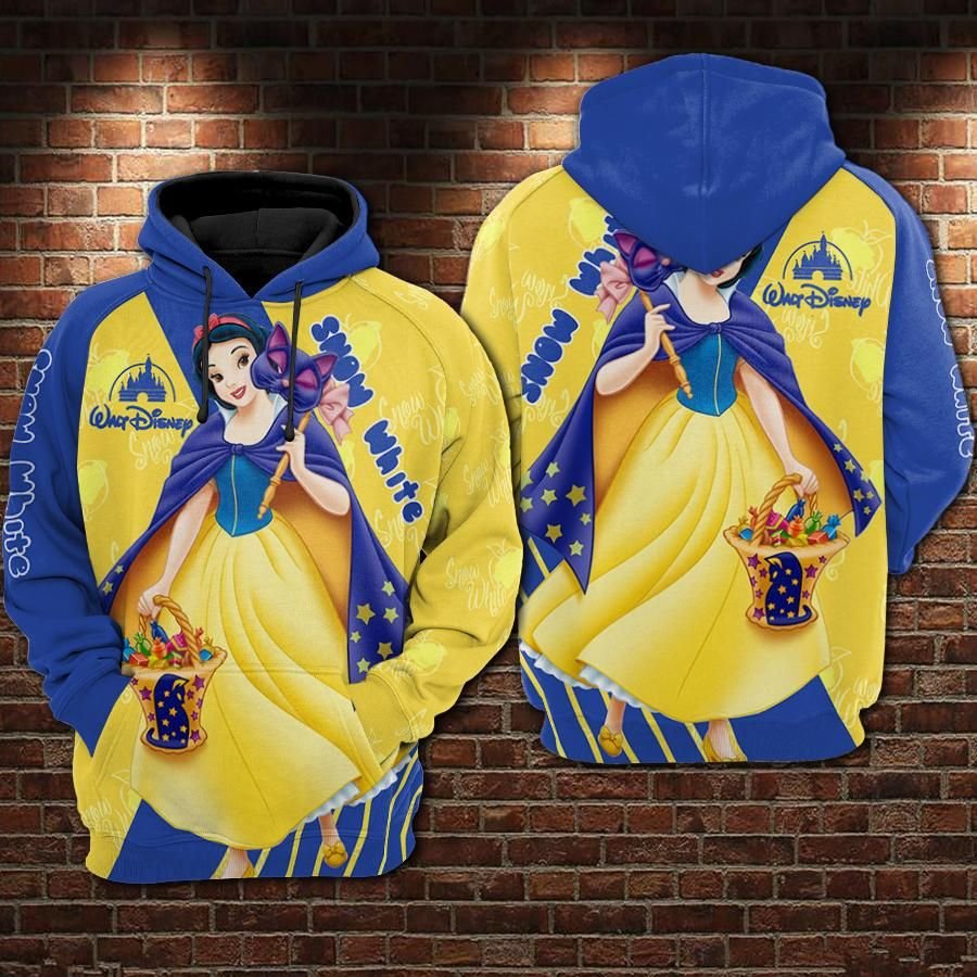  DN Snow White Hoodie Snow White And The Seven Dwarfs Blue And Yellow Hoodie