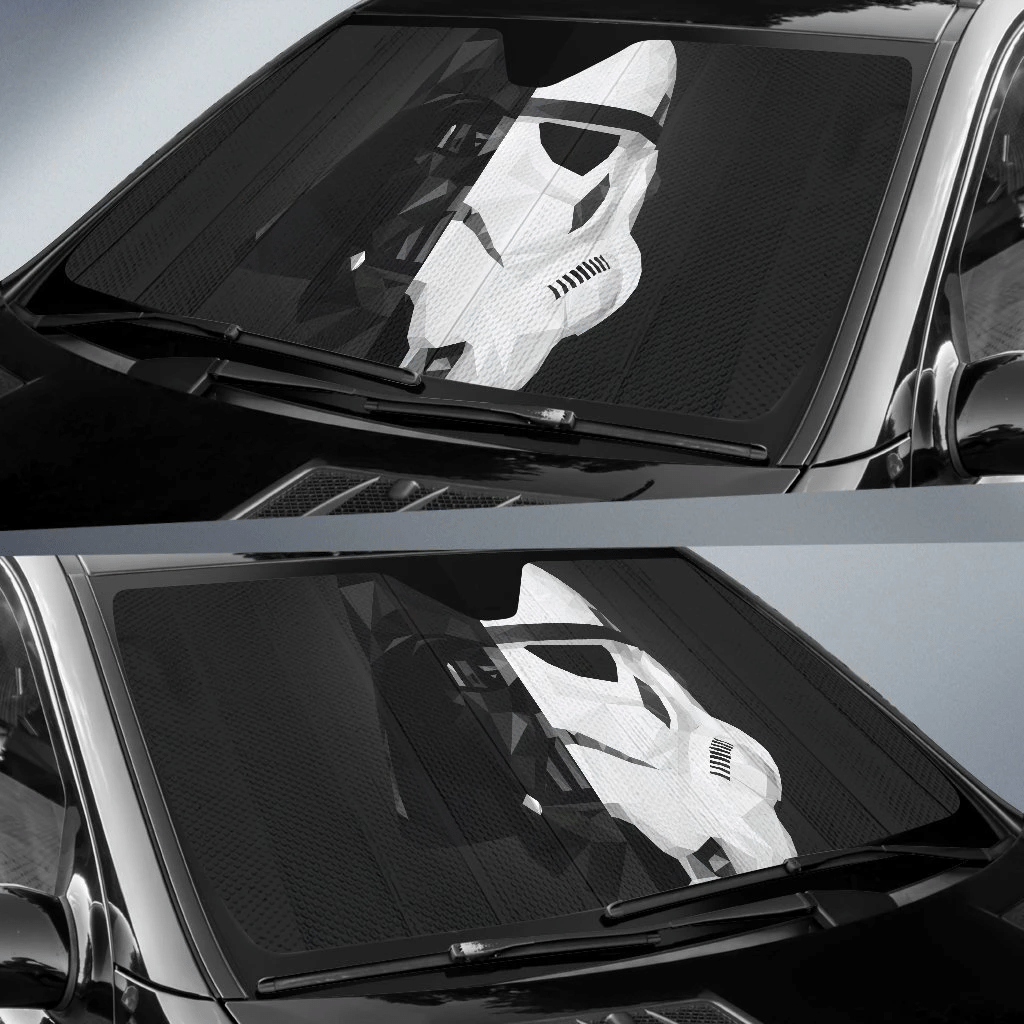 SW Windshield Shade Darth Vader Stormtrooper Star Wars Half Head Car Sun Shade SW Car Sun Shade
