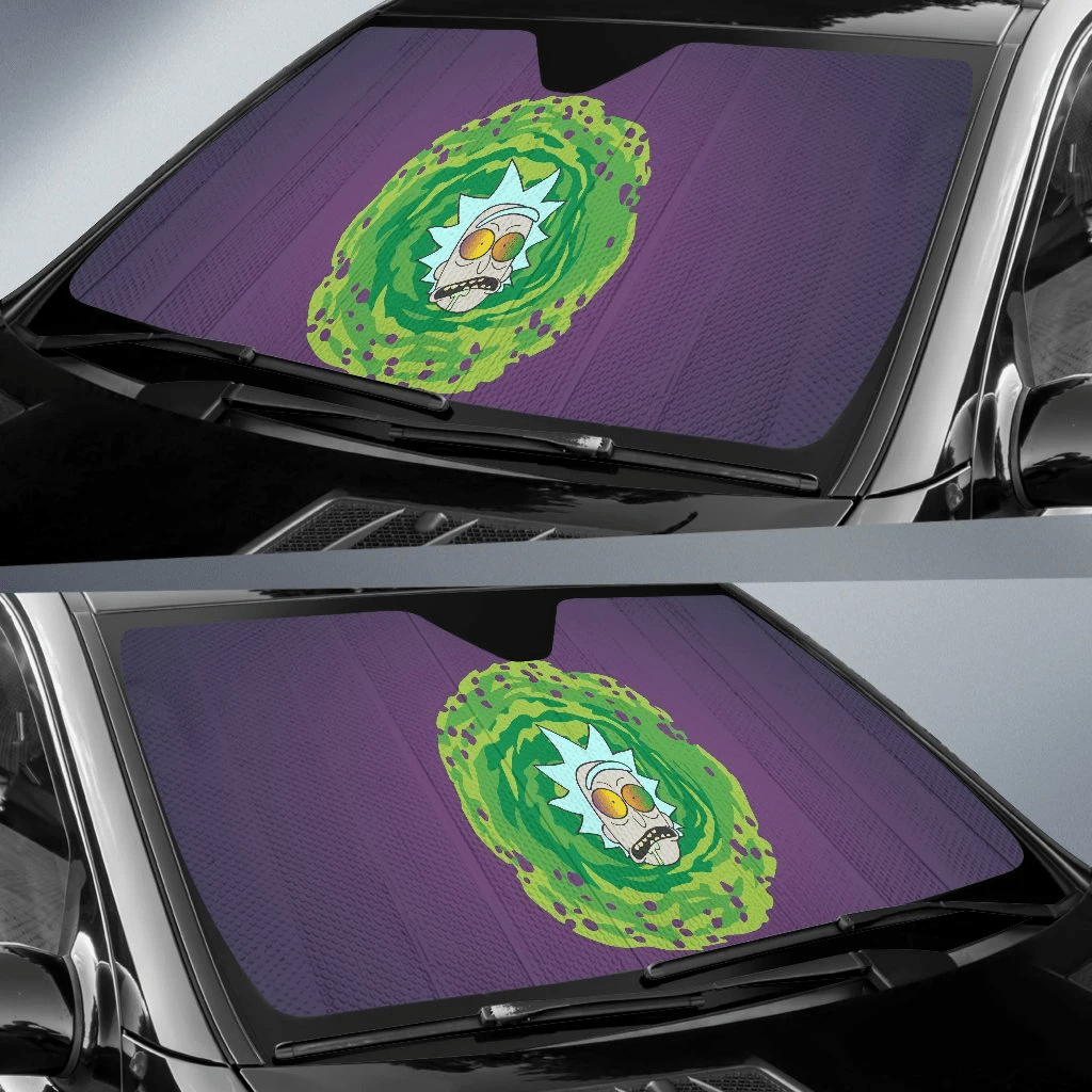 Rick And Morty Windshield Shade Rick Sanchez Drunk Head Car Sun Shade Rick And Morty Car Sun Shade