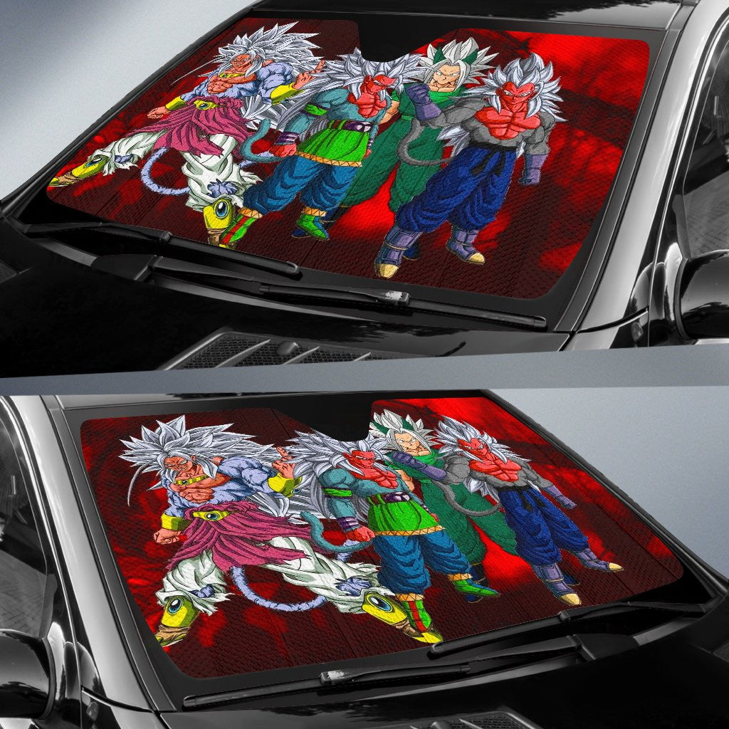 Dragon Ball Windshield Shade Super Saiyan 5 Heroes Car Sun Shade Dragon Ball Car Sun Shade