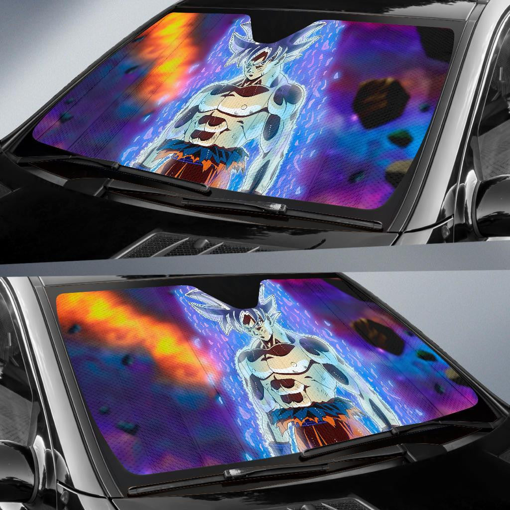 Dragon Ball Windshield Shade Ultra Instinct Goku Migatte No Gokui Dragon Ball Car Sun Shade Dragon Ball Car Sun Shade