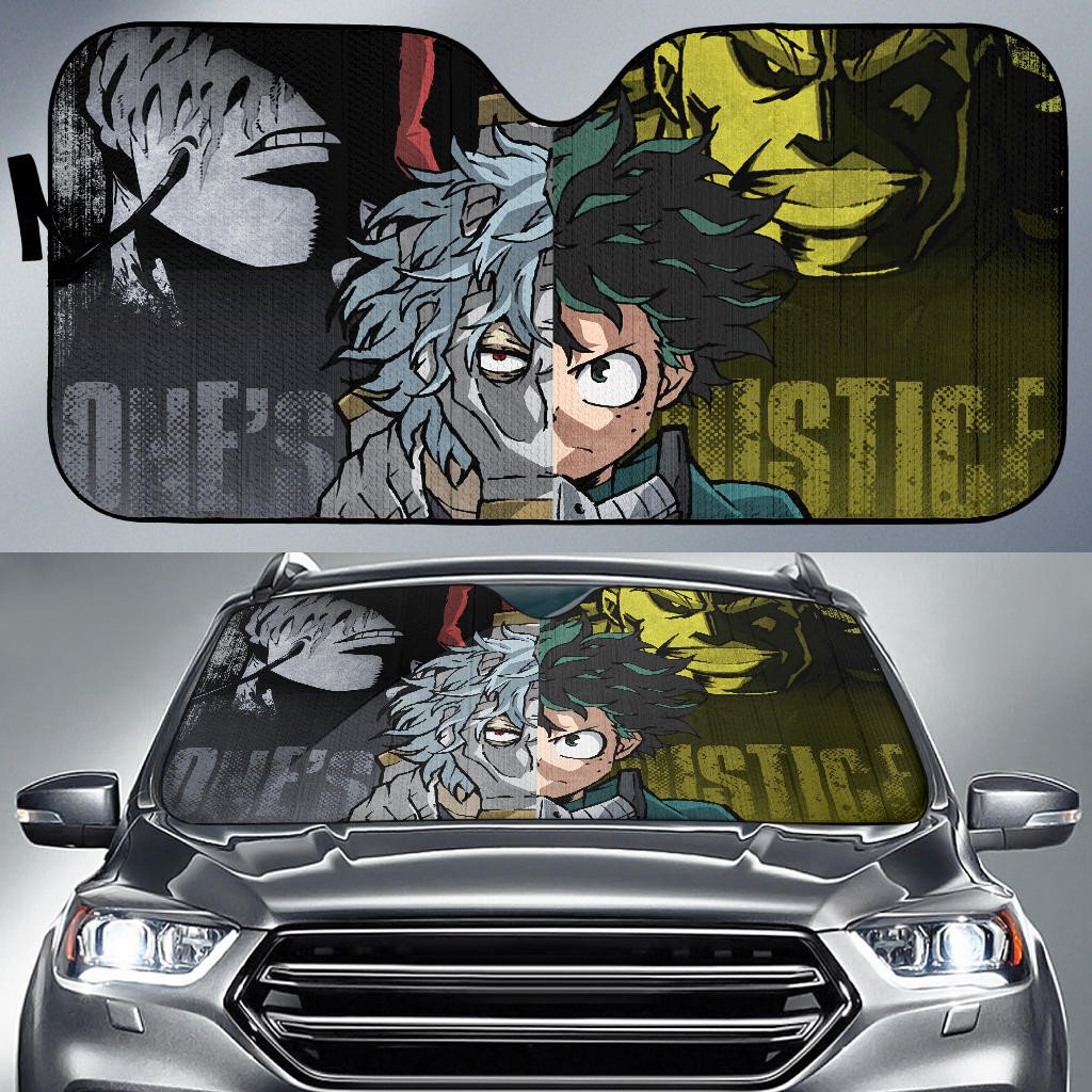 My Hero Academia Windshield Shade Midoriya And Shigaraki Tomura Car Sun ShadeMy Hero Academia Car Sun Shade