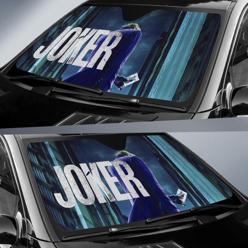  Joker DC Windshield Shade Joker Cool Night City Car Sun Shade Joker DC Car Sun Shade