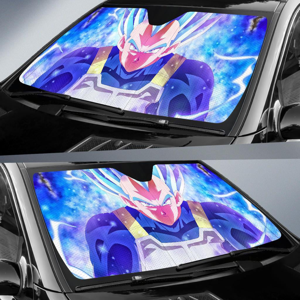 Dragon Ball Windshield Shade Dragon Ball Vegeta Super Power Blue Car Sun Shade Dragon Ball Car Sun Shade