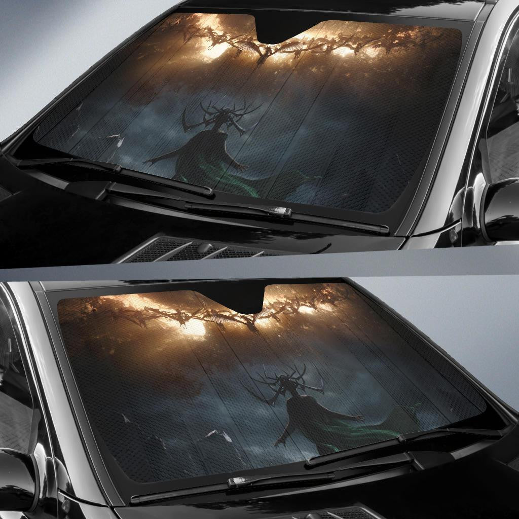 MV Thor Windshield Shade Hela Vs Valkyrie Car Sun Shade MV Thor Car Sun Shade